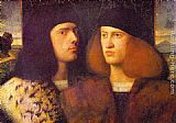 Portrait of Two Young Men by Giovanni Cariani